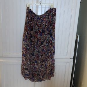 Multi Color Long Skirt Plus Size 20